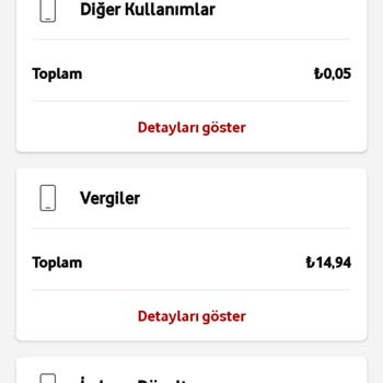 Vodafone İade Ve Düzeltme Bedeli Adı Altında Ekstra Ücret Yansıttı