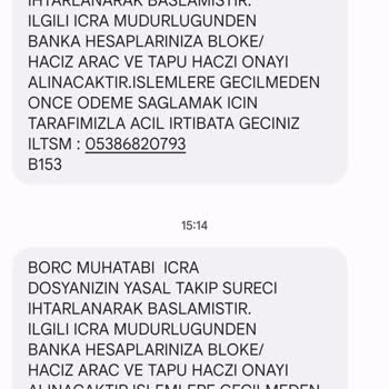 Ariva Basın İcra Mesajı