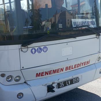 Menemen Belediyesi Menemen Belediye Ring Servisinde Ölüm Tehlikesi