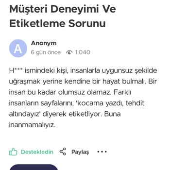 Guncelsikayetlerimiz.com Hadise Açıkgöz İftira Atıyor