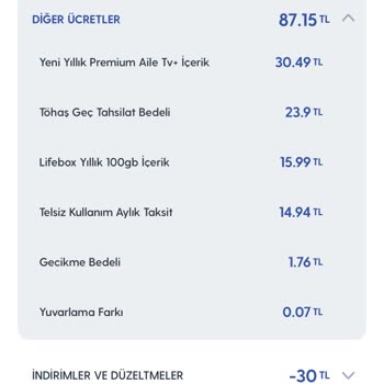Turkcell'in Bilgim Dışında Ek Paket Tanımlaması