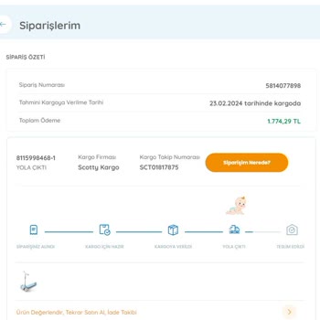 E-BEBEK Teslim Edilemeyen Sipariş Hakkında