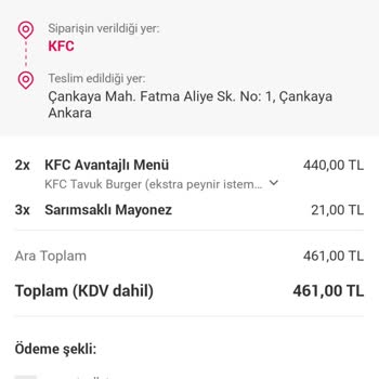 Yemek Sepeti İade Sorunu