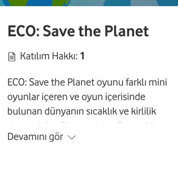 Vodafone Geçersiz Kod Hatası