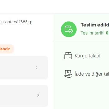 Hepsiburada Teslim Edilmeyen Ürüne "teslim Edildi" Deniliyor.