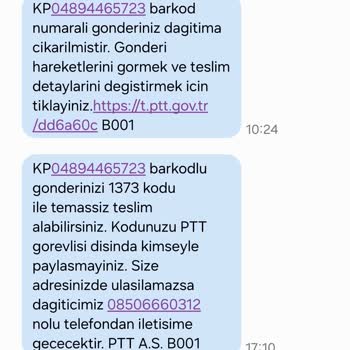 PTT Kargo Israrla Teslim Etmiyor