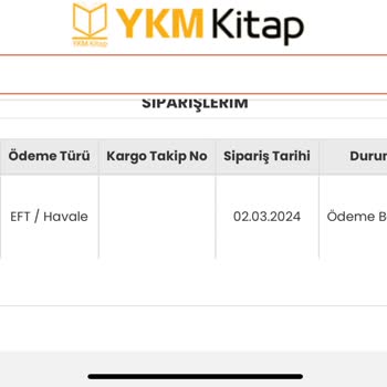 YKM Kitap Benim Paramı Vermiyor