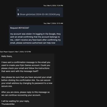 Epic Games Account Recovery Error