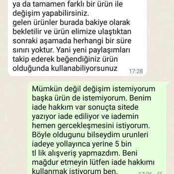 Tuvid XXL Sitesi İade Sorunu