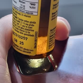 Orzax Ocean Vitamin D3 İçinde Tortular Var, Şirket Sorumluluk Almıyor.