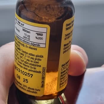 Orzax Ocean Vitamin D3 İçinde Tortular Var, Şirket Sorumluluk Almıyor.