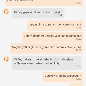 Trendyol GO Paramı Aldı Ürünleri Teslim Etmedi Paramı Geri Vermiyor