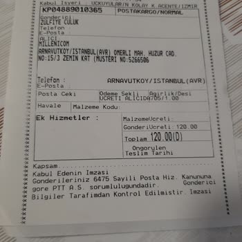 Millenicom Modem İade Sorunu