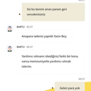 Betmavera Yatırımımın Karşılığını Alamadım