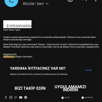 Stradivarius Kargom Elime Ulaşmadı