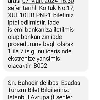Barış Turizm Online Bilet Aldığım Seyahat Şirketinin Sorumsuzluğu