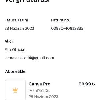 Canva Para İadesi Talebi!