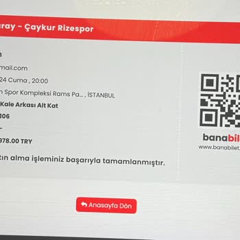 Banabilet.com Bilet Mesajının Gelmemesi