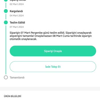 Sürat Kargo'nun Kargomu Teslim Etmeyip Teslim Edildi Demesi