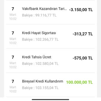 VakıfBank Kazandıran Tarife İptali