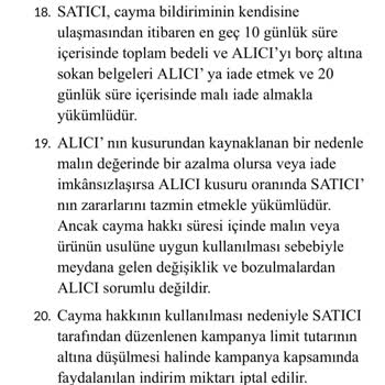 Cici Züccaciye İnternetten Alışverişte İade Sorunları