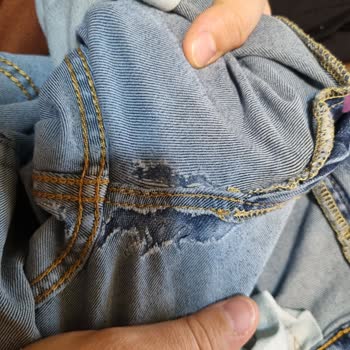 Boyner Levis Kot Pantolon Parçalandı.