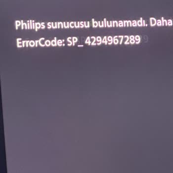 Philips TV'de Işık Sızması Ve Bağlantı Sorunu