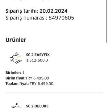 Karcher Türkiye'den Aldığım Ürün 20 Gündür Elime Ulaşmadı.