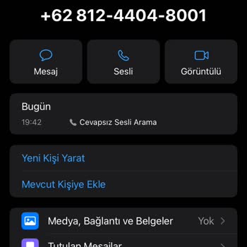 WhatsApp Tanımadığım Numaradan Aranma