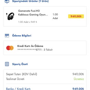 Cepte Şok Ücretimi Hala İade Etmedi.