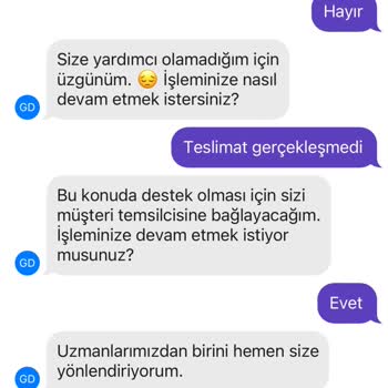 Getir Yemek Getirmediği Yemeği Teslim Etti Yazıyor