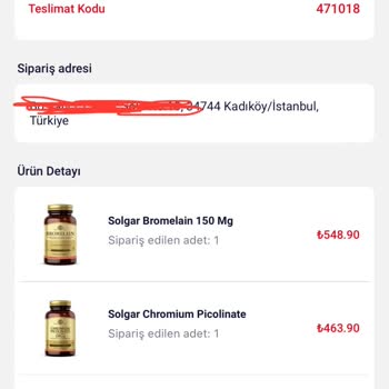 Hızlı Ecza Eksik Ürün Mağduriyeti