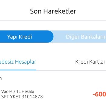 Yapı Kredi Bankası Spt Yket Benden İzinsiz Para Çekti!