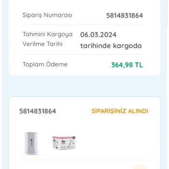 Ebebek Siparişimi Kargolamıyor Siparişi İptal Edemiyorum