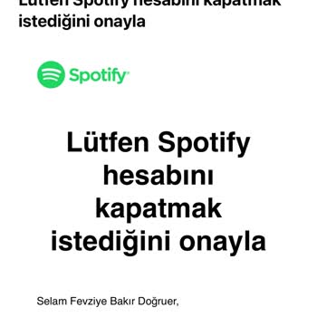 Spotify Üyeliği İptal Edilmiyor