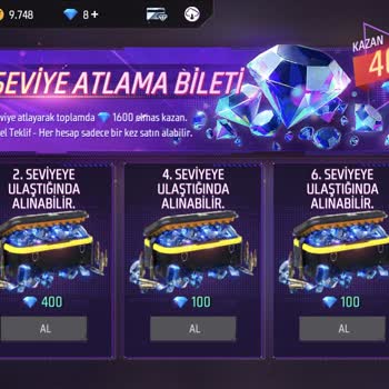 Garena Free Fire Free Fire Seviye Atlama Bileti
