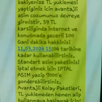 Vodafone İzinsiz Paket Oluşturma