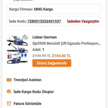 Trendyol Ve "ŞantiyeMarketim"sebepsiz Mağdur Ediyor.