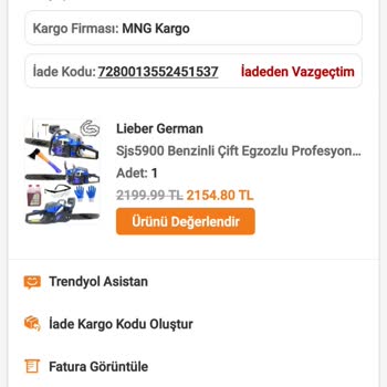 Incomplete Order Sent by Trendyol