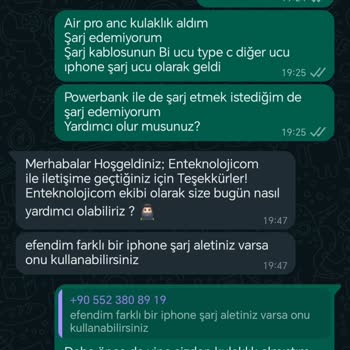Enteknoloji.com.tr. Sattığı Üründen Sonra Müşterileri Dinlemiyor