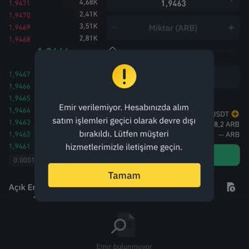 Binance Hesabımı Kilitledi, Paramı Çekemiyorum, Destek Verilmiyor