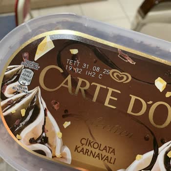 Carte d'Or Kalitesiz Dondurma Deneyimi Ve Beklentilerin Altında Kalan Ürün