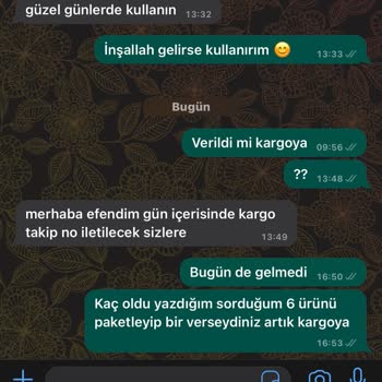 Qafiyeprive Ürünleri Teslim Etmiyor!