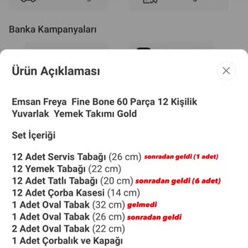 Emsan Eksik Parça Tedarik Etmedi