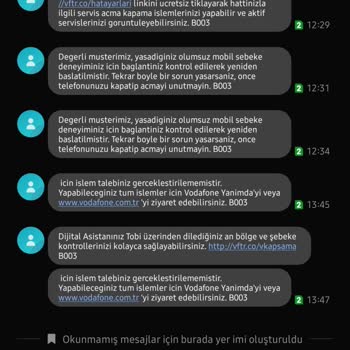 Vodafone Mobil İnternetin Kesinlikle Çalışmaması