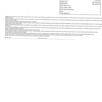 Bosch Car Service Araç Servis Hizmetlerinde Yaşanan Sorunlar Ve Müşteri Deneyimi