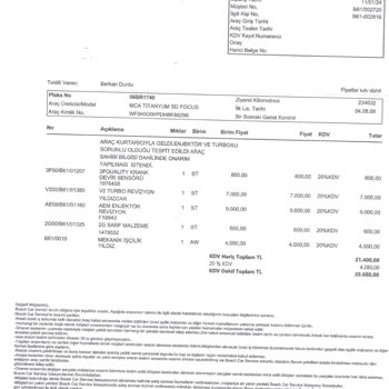 Bosch Car Service Araç Servis Hizmetlerinde Yaşanan Sorunlar Ve Müşteri Deneyimi