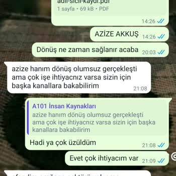 A-101 İş Başvurusunda Yaşanan Sorun