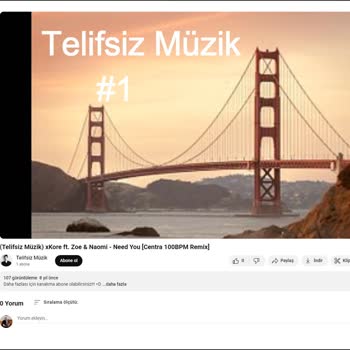 Youtube.com, Youtube.com'dan Aldığım Telifsiz Müziğe Telif Var Diyor.