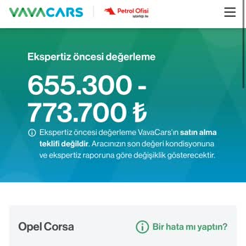 Vavacars Araç Değerlendirme Sürecinde Beklenmedik Düşüş!
